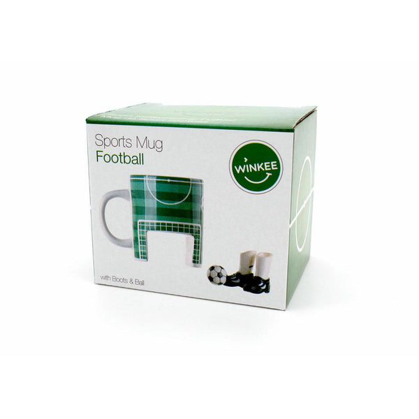 Ceramic Soccer Mug with Finger Gloves and Ball-Nook & Cranny Gift Store-2019 National Gift Store Of The Year-Ireland-Gift Shop