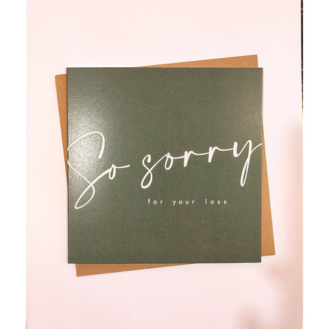 So sorry for your loss...-Nook & Cranny Gift Store-2019 National Gift Store Of The Year-Ireland-Gift Shop
