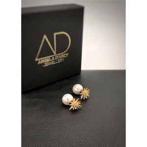Pearl Starburst Earrings-Nook & Cranny Gift Store-2019 National Gift Store Of The Year-Ireland-Gift Shop