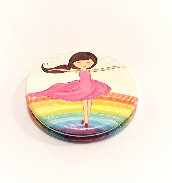 Pretty Compact Handbag Mirror-Nook & Cranny Gift Store-2019 National Gift Store Of The Year-Ireland-Gift Shop