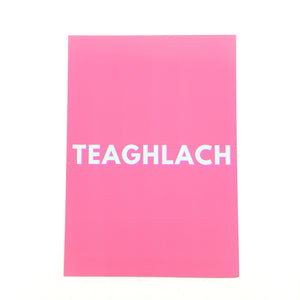 Teaghlach (family) - as Gaeilge (A4 Print)-Nook & Cranny Gift Store-2019 National Gift Store Of The Year-Ireland-Gift Shop