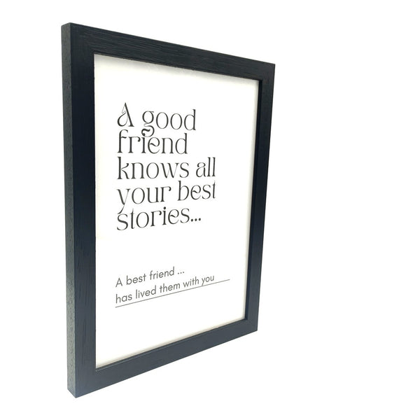 A4 Framed Irish Saying-Nook & Cranny Gift Store-2019 National Gift Store Of The Year-Ireland-Gift Shop