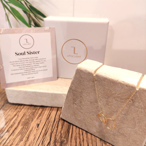 'Soul Sister' Necklace & Poem-Nook & Cranny Gift Store-2019 National Gift Store Of The Year-Ireland-Gift Shop