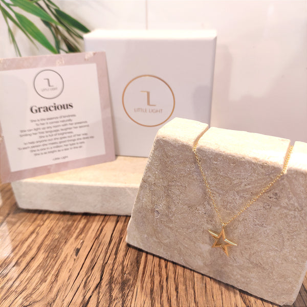 'Gracious' Necklace & Poem-Nook & Cranny Gift Store-2019 National Gift Store Of The Year-Ireland-Gift Shop