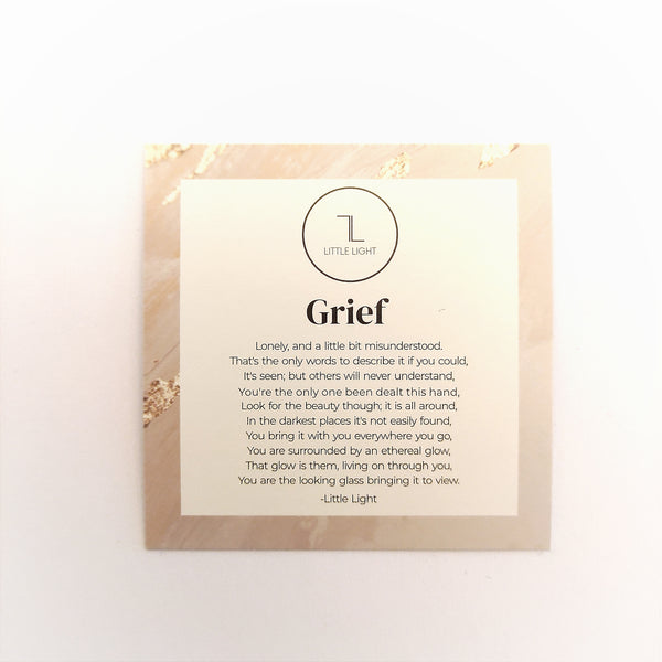 'Grief' Necklace & Poem-Nook & Cranny Gift Store-2019 National Gift Store Of The Year-Ireland-Gift Shop