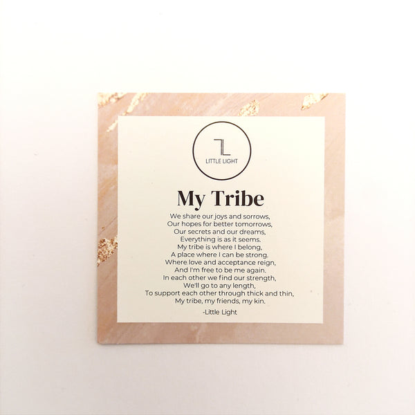 'My Tribe' Necklace & poem-Nook & Cranny Gift Store-2019 National Gift Store Of The Year-Ireland-Gift Shop