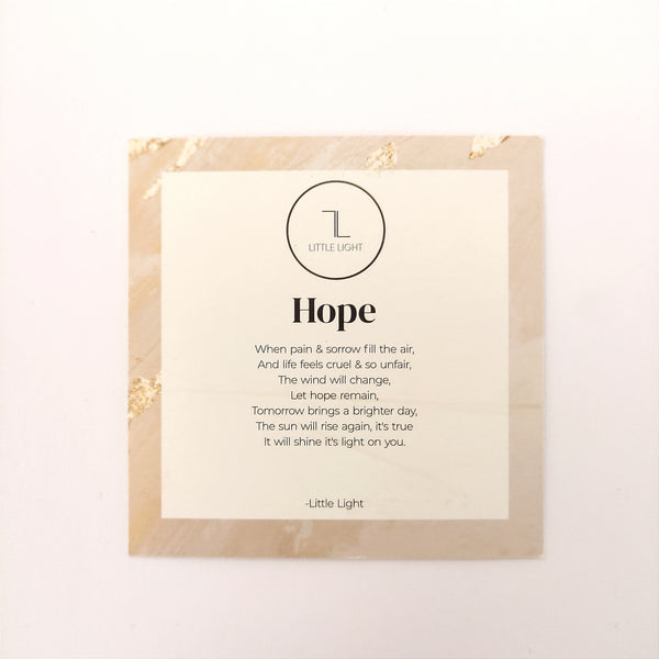 'Hope' Necklace & poem-Nook & Cranny Gift Store-2019 National Gift Store Of The Year-Ireland-Gift Shop