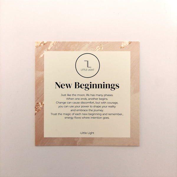 'New Beginnings' Necklace & Poem-Nook & Cranny Gift Store-2019 National Gift Store Of The Year-Ireland-Gift Shop