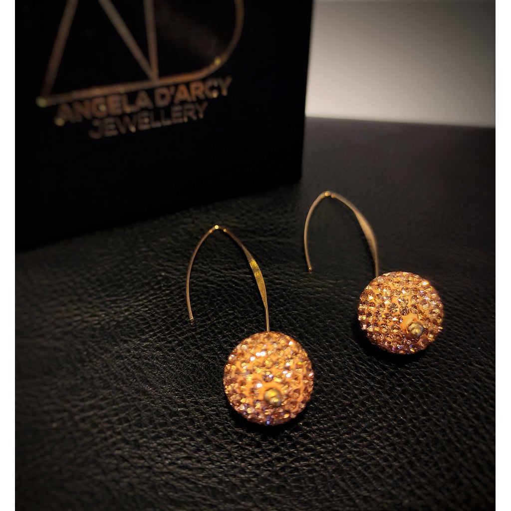 Disco Ball Earrings - Peachy-Nook & Cranny Gift Store-2019 National Gift Store Of The Year-Ireland-Gift Shop