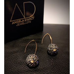 Disco Ball Earrings - Silver-Nook & Cranny Gift Store-2019 National Gift Store Of The Year-Ireland-Gift Shop