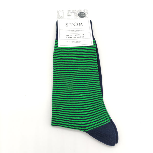 Luxury Bamboo Socks - Mini Stripe-Nook & Cranny Gift Store-2019 National Gift Store Of The Year-Ireland-Gift Shop