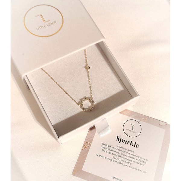 'Sparkle' Necklace & Poem-Nook & Cranny Gift Store-2019 National Gift Store Of The Year-Ireland-Gift Shop
