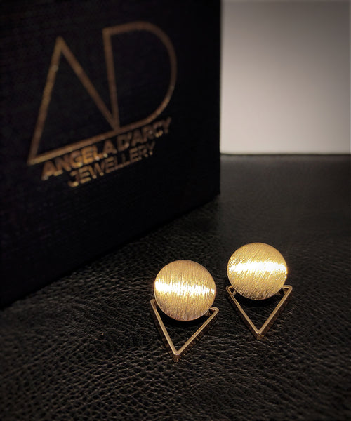 Geometric Baby Triangle Earrings-Nook & Cranny Gift Store-2019 National Gift Store Of The Year-Ireland-Gift Shop