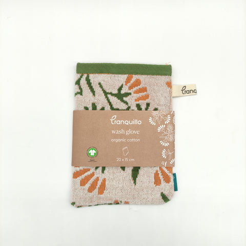 Organic Cotton Wash Glove-Nook & Cranny Gift Store-2019 National Gift Store Of The Year-Ireland-Gift Shop