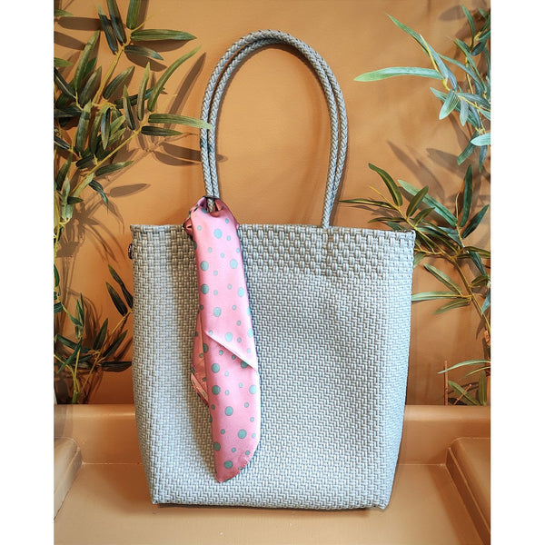 Solo Tall Shopper Bag with Tizzy Scarf - Sage Green-Nook & Cranny Gift Store-2019 National Gift Store Of The Year-Ireland-Gift Shop