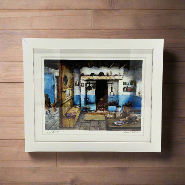 'My best friend' - Irish Framed Print-Nook & Cranny Gift Store-2019 National Gift Store Of The Year-Ireland-Gift Shop