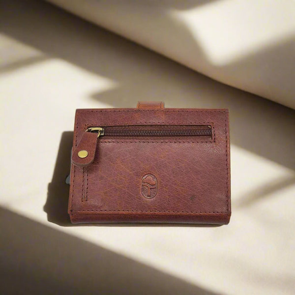 Irish Soft Leather - Pop up Card & Wallet (Brown)-Nook & Cranny Gift Store-2019 National Gift Store Of The Year-Ireland-Gift Shop