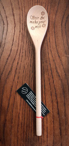 Make a wish - wooden spoon!-Nook & Cranny Gift Store-2019 National Gift Store Of The Year-Ireland-Gift Shop