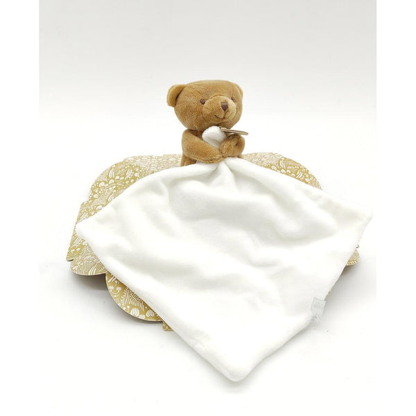 Snuggly Bear Friend with Gift Box - Gold-Nook & Cranny Gift Store-2019 National Gift Store Of The Year-Ireland-Gift Shop