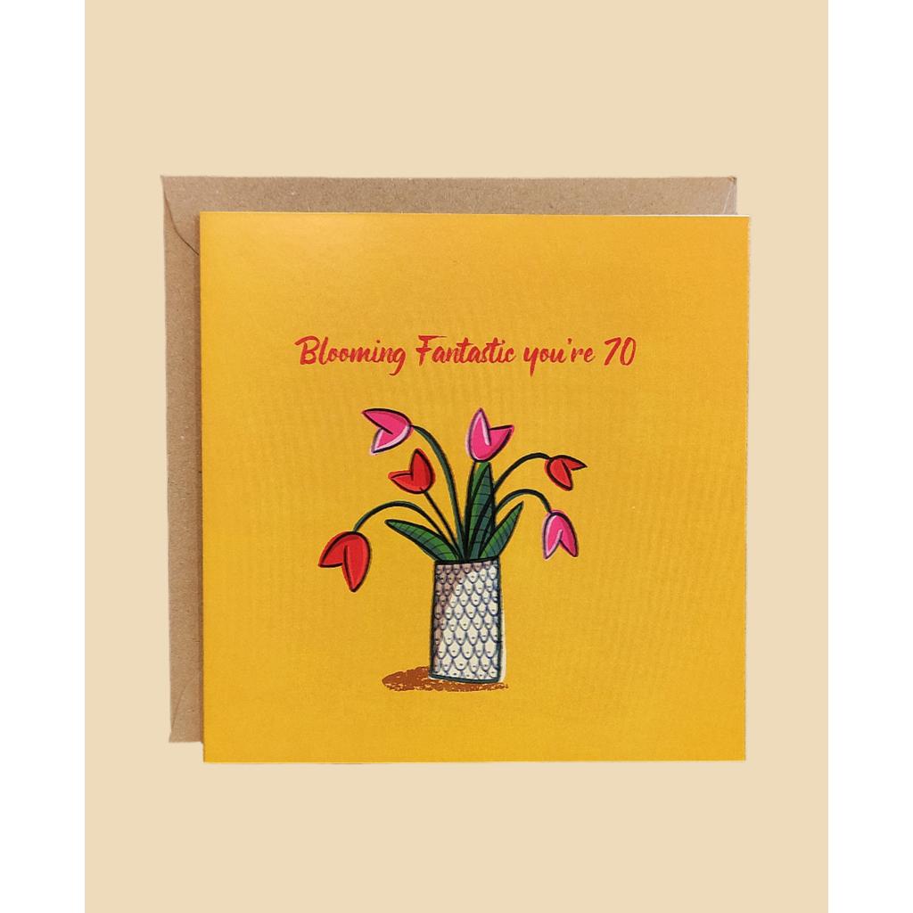 Blooming fantastic, you're 70!...-Nook & Cranny Gift Store-2019 National Gift Store Of The Year-Ireland-Gift Shop