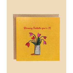 Blooming fantastic, you're 70!...-Nook & Cranny Gift Store-2019 National Gift Store Of The Year-Ireland-Gift Shop