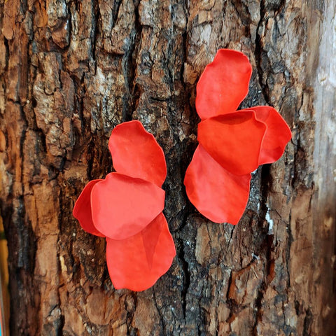 Bougainvillea Flower Earring - Red-Nook & Cranny Gift Store-2019 National Gift Store Of The Year-Ireland-Gift Shop