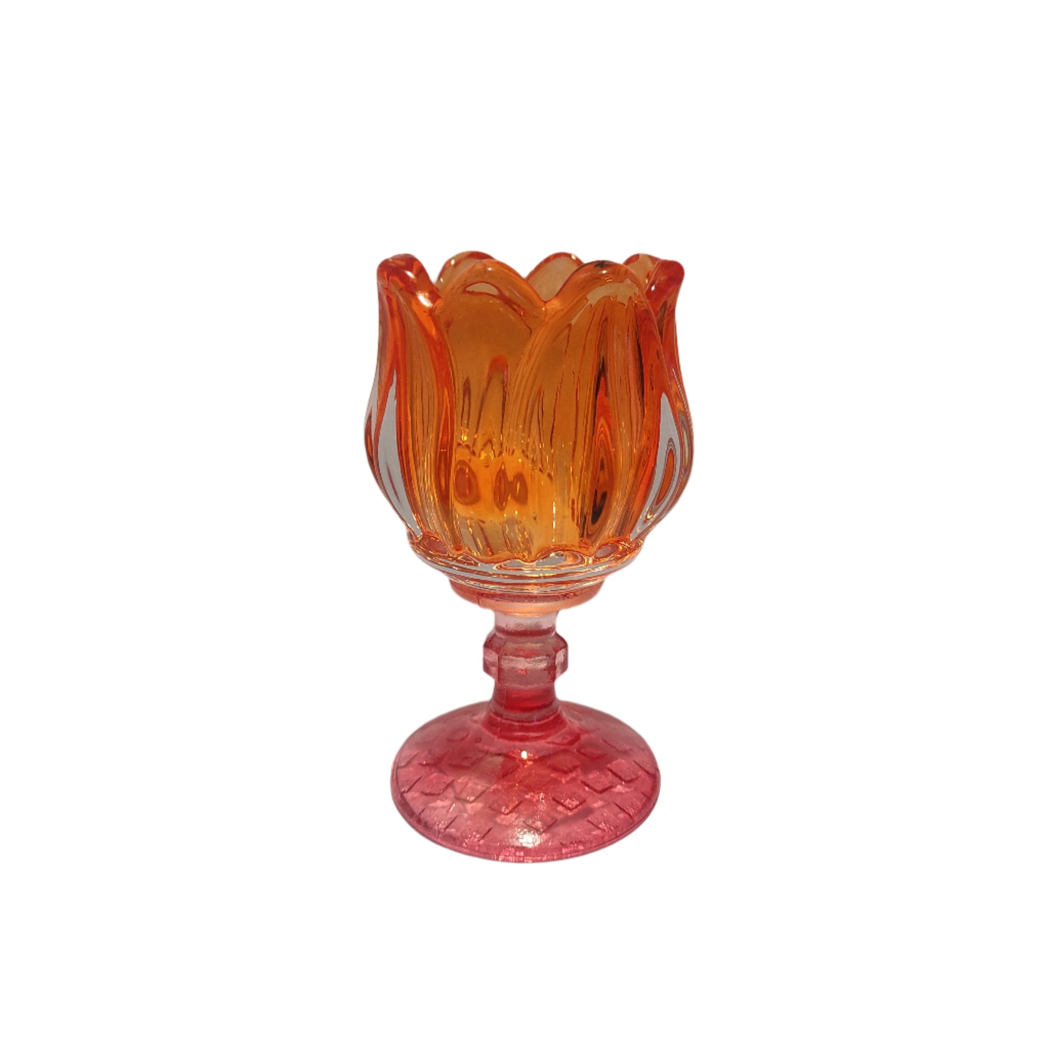 Stained Glass Tealight Holder - Tulip-Nook & Cranny Gift Store-2019 National Gift Store Of The Year-Ireland-Gift Shop