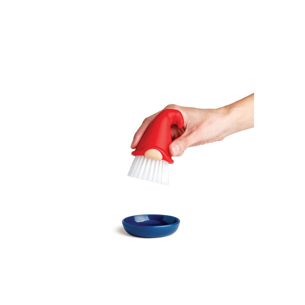 Gnome Dish Brush with Holder-Nook & Cranny Gift Store-2019 National Gift Store Of The Year-Ireland-Gift Shop