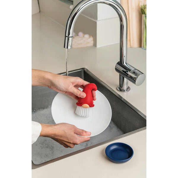 Gnome Dish Brush with Holder-Nook & Cranny Gift Store-2019 National Gift Store Of The Year-Ireland-Gift Shop