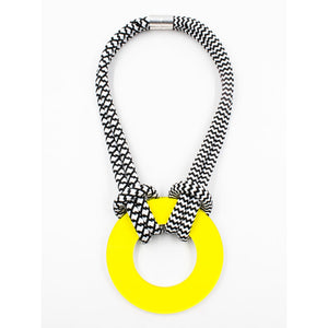 Double Sided Circle Plexi Necklace - The Vibration Collection-Nook & Cranny Gift Store-2019 National Gift Store Of The Year-Ireland-Gift Shop