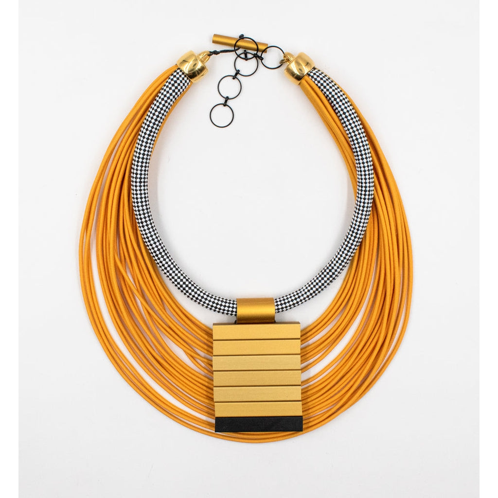 Multiwire Alternate Aluminium Necklace - 'Go with the Flow' Collection-Nook & Cranny Gift Store-2019 National Gift Store Of The Year-Ireland-Gift Shop