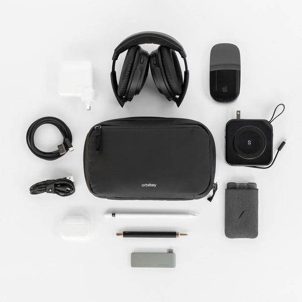 2-in-1 Twin Tech Pouch - Black-Nook & Cranny Gift Store-2019 National Gift Store Of The Year-Ireland-Gift Shop