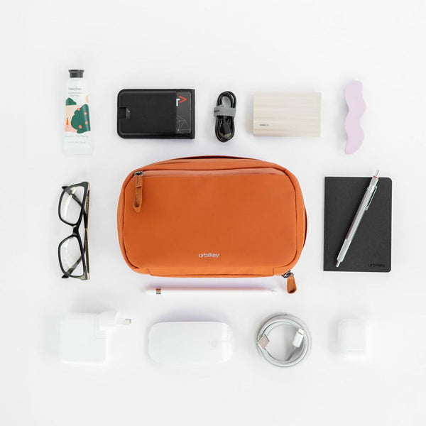 2-in-1 Twin Tech Pouch - Terracotta-Nook & Cranny Gift Store-2019 National Gift Store Of The Year-Ireland-Gift Shop