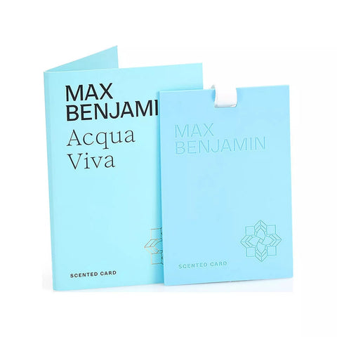 Max Benjamin - Acqua Viva Luxury Scented Card-Nook & Cranny Gift Store-2019 National Gift Store Of The Year-Ireland-Gift Shop