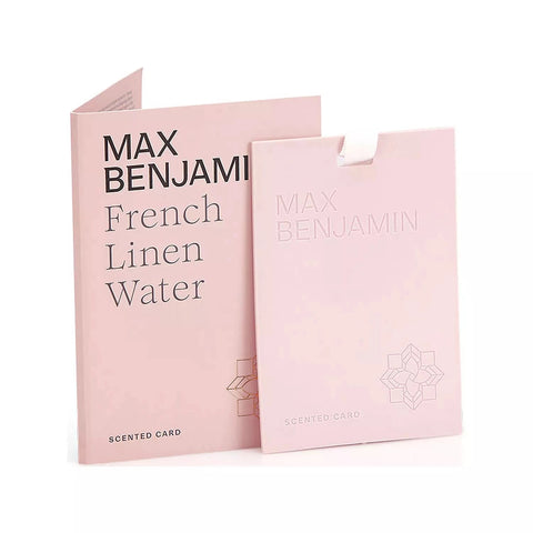 Max Benjamin - French Linen Water Luxury Scented Card-Nook & Cranny Gift Store-2019 National Gift Store Of The Year-Ireland-Gift Shop