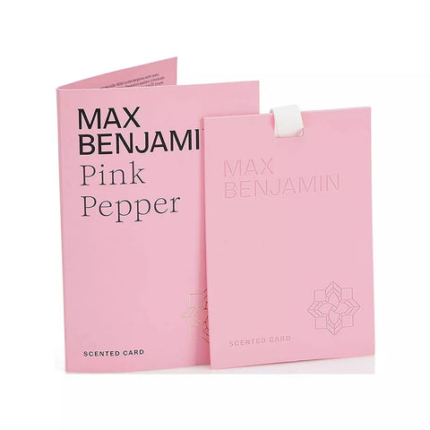 Max Benjamin - Pink Pepper Luxury Scented Card-Nook & Cranny Gift Store-2019 National Gift Store Of The Year-Ireland-Gift Shop
