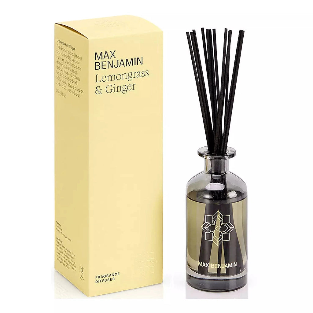 Max Benjamin - Lemongrass & Ginger Luxury Diffuser-Nook & Cranny Gift Store-2019 National Gift Store Of The Year-Ireland-Gift Shop