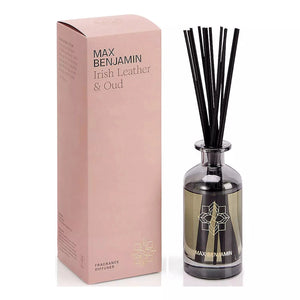 Max Benjamin - Irish Leather & Oud Luxury Diffuser-Nook & Cranny Gift Store-2019 National Gift Store Of The Year-Ireland-Gift Shop