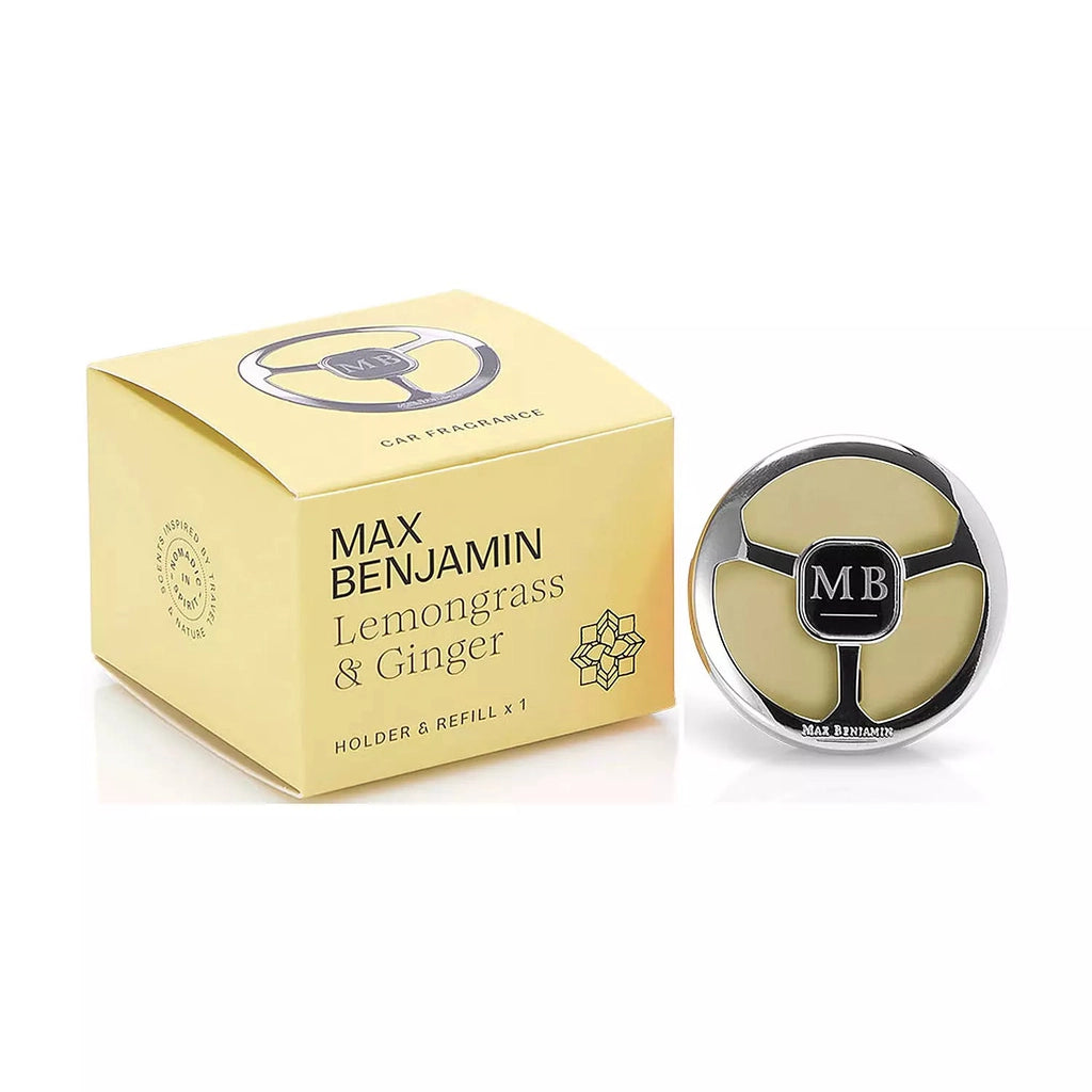 Max Benjamin - Lemongrass & Ginger Luxury Car Fragrance-Nook & Cranny Gift Store-2019 National Gift Store Of The Year-Ireland-Gift Shop