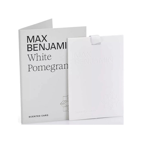 Max Benjamin - White Pomegranate Luxury Scented Card-Nook & Cranny Gift Store-2019 National Gift Store Of The Year-Ireland-Gift Shop