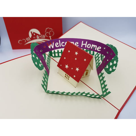 3d Pop up Card - Welcome Home-Nook & Cranny Gift Store-2019 National Gift Store Of The Year-Ireland-Gift Shop