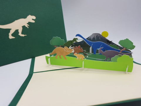 3d Pop up Card - Dinosaurs-Nook & Cranny Gift Store-2019 National Gift Store Of The Year-Ireland-Gift Shop