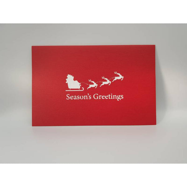 3D Pop up card - Season's Greetings...-Nook & Cranny Gift Store-2019 National Gift Store Of The Year-Ireland-Gift Shop