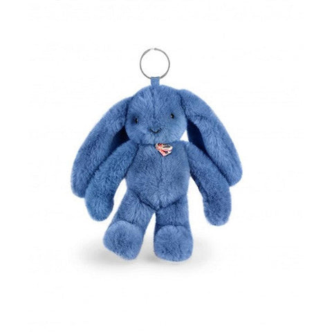 Soft Plush Bunny Charm - Blue-Nook & Cranny Gift Store-2019 National Gift Store Of The Year-Ireland-Gift Shop