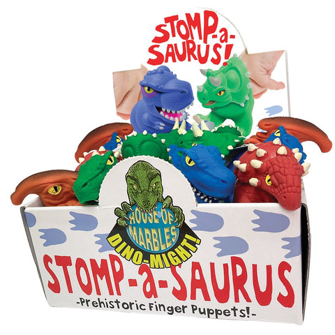 Stomp-a-Saurus - Assorted Finger Puppet-Nook & Cranny Gift Store-2019 National Gift Store Of The Year-Ireland-Gift Shop
