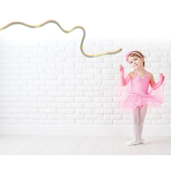 Mini Rainbow Dancer Ribbon Wand