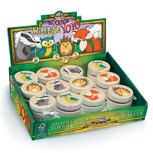 Wooden Wildlife Yoyos Assorted-Nook & Cranny Gift Store-2019 National Gift Store Of The Year-Ireland-Gift Shop