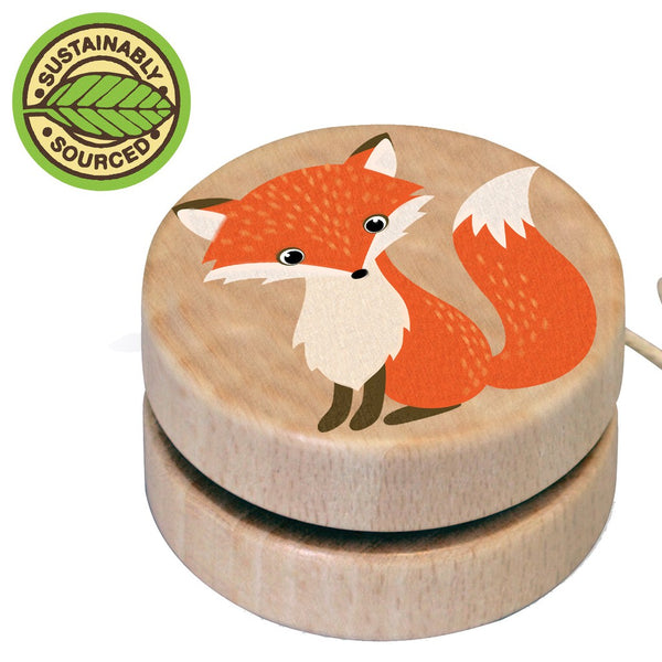 Wooden Wildlife Yoyos Assorted Style-Nook & Cranny Gift Store-2019 National Gift Store Of The Year-Ireland-Gift Shop