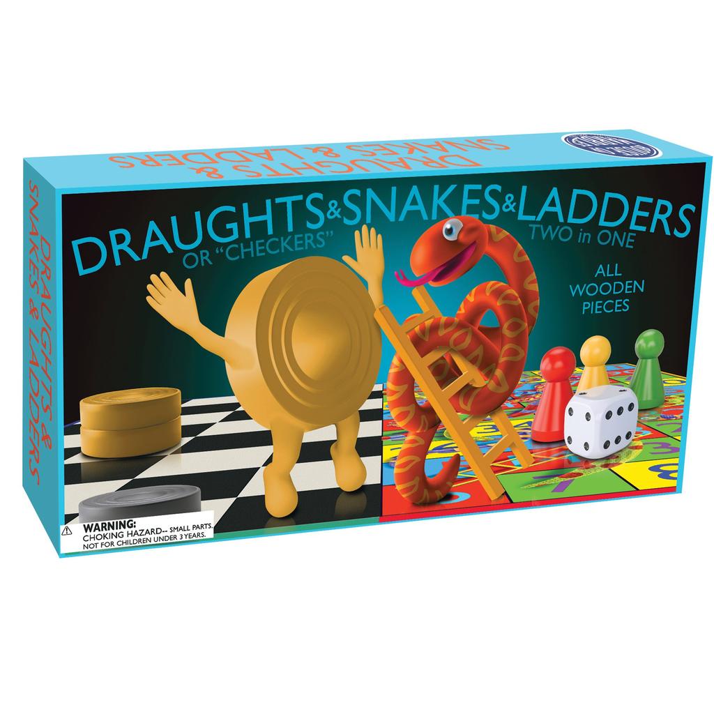 Draughts , Snakes & Ladder Board Games