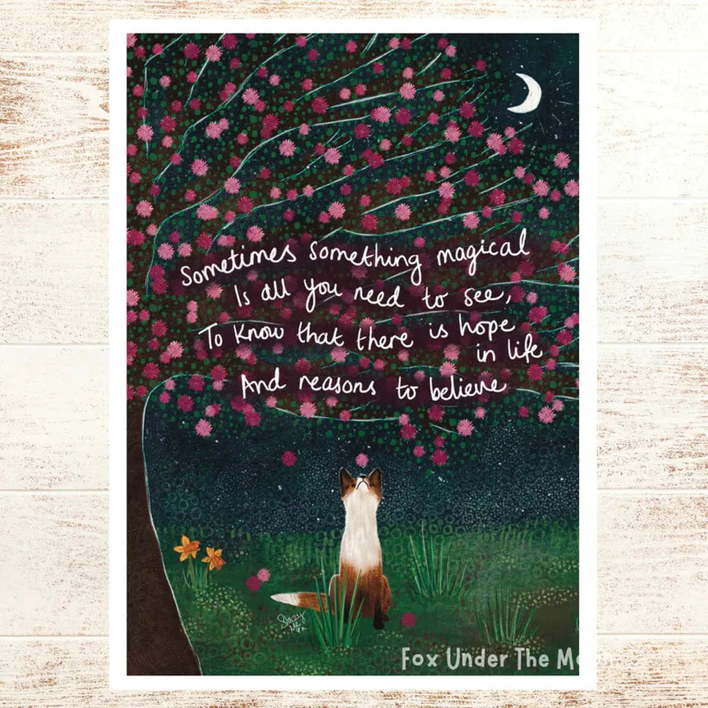 A4 Art Print - 'Reasons to believe'-Nook & Cranny Gift Store-2019 National Gift Store Of The Year-Ireland-Gift Shop